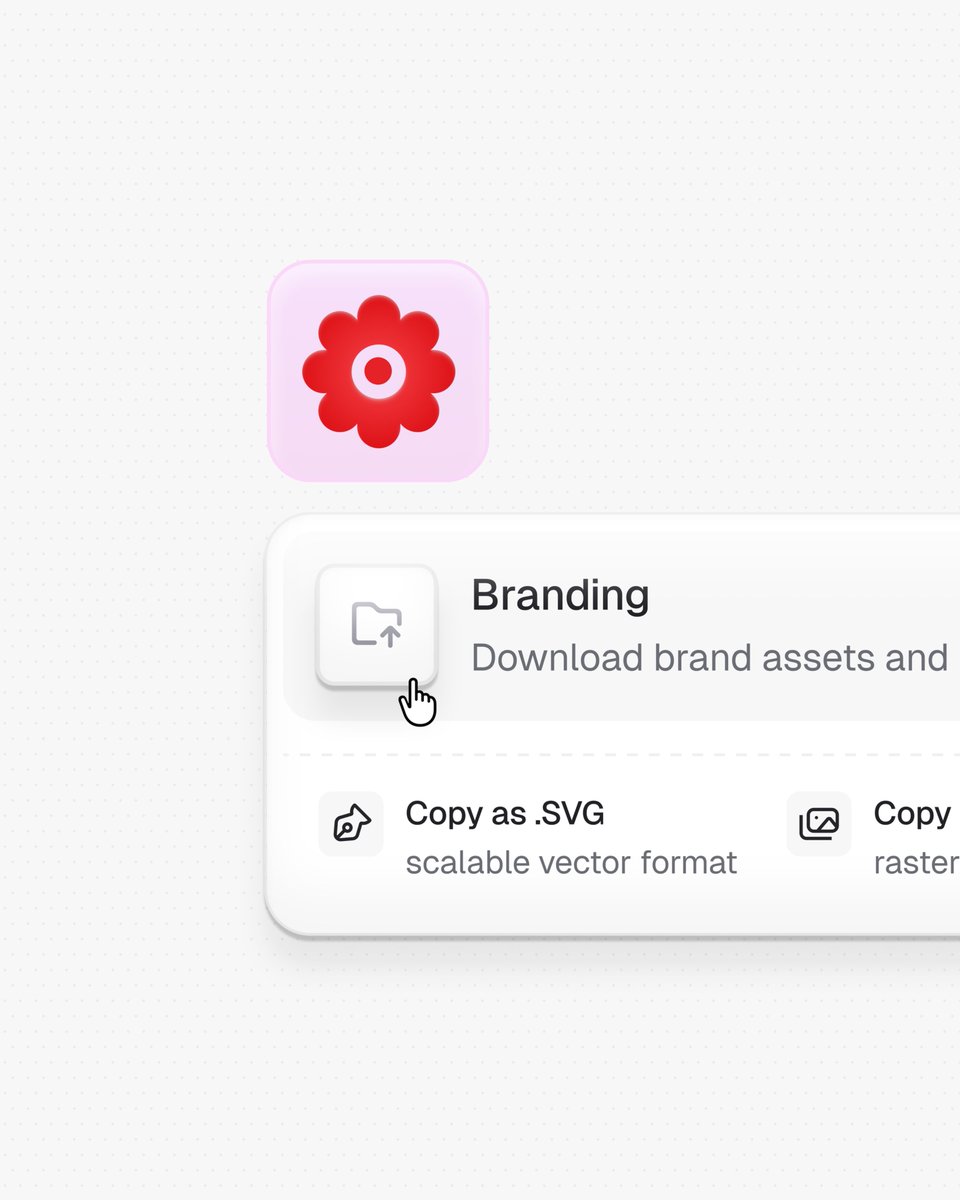 Branding popover UI component, image 2