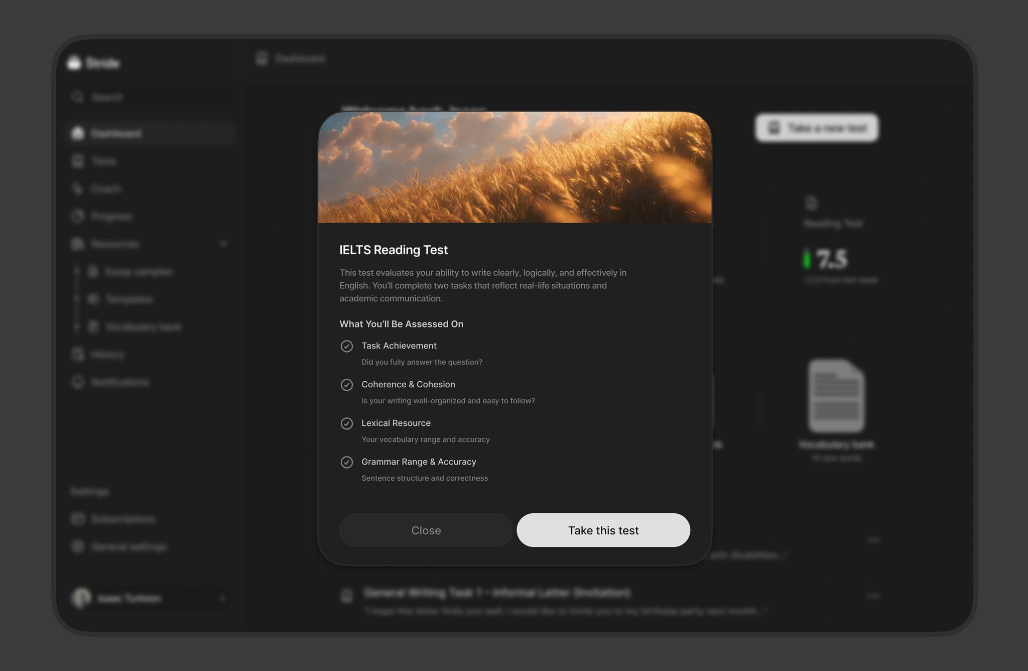 Mobile social feed app interface, image 3
