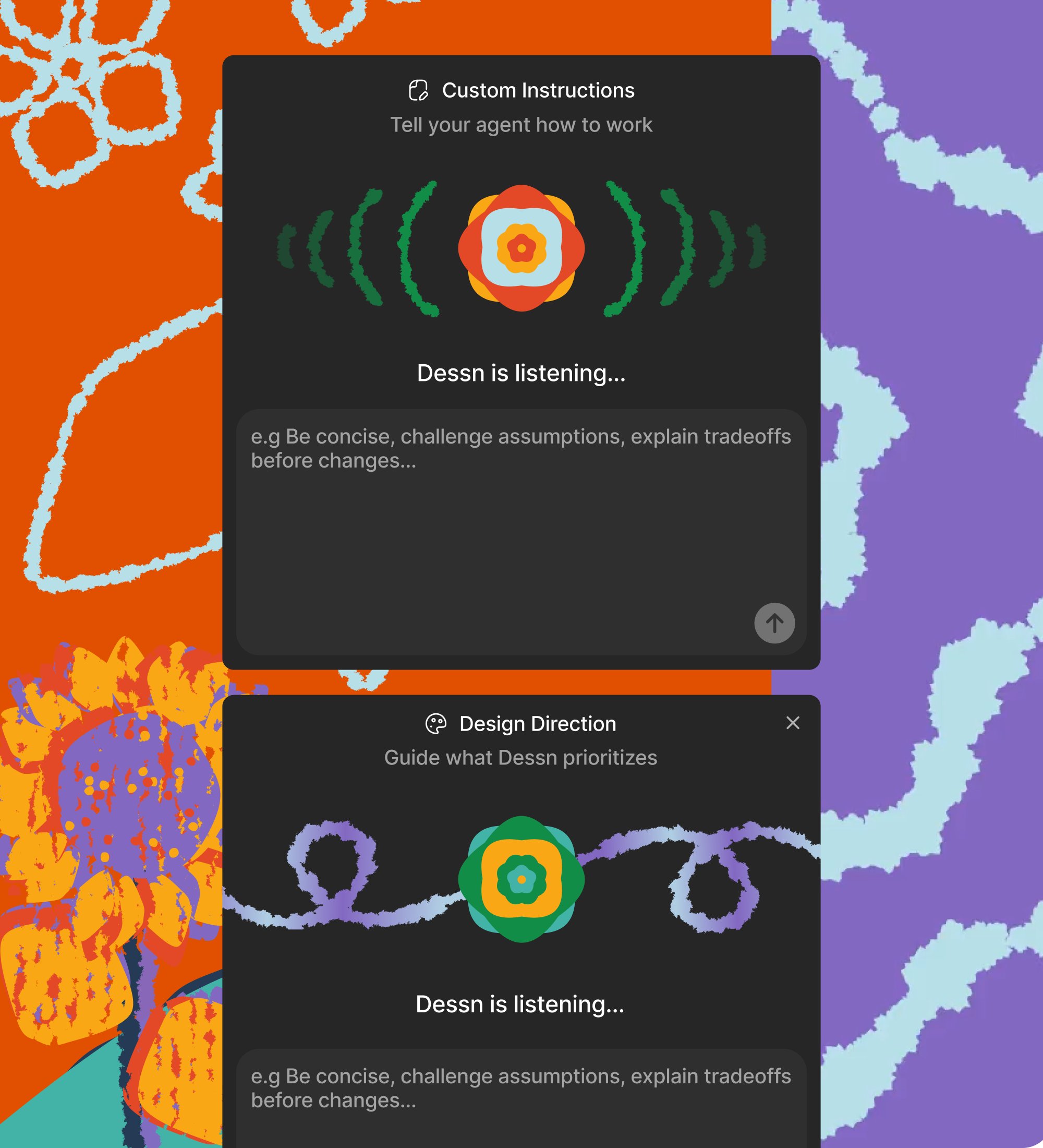 Dessn branded UI components, image 4