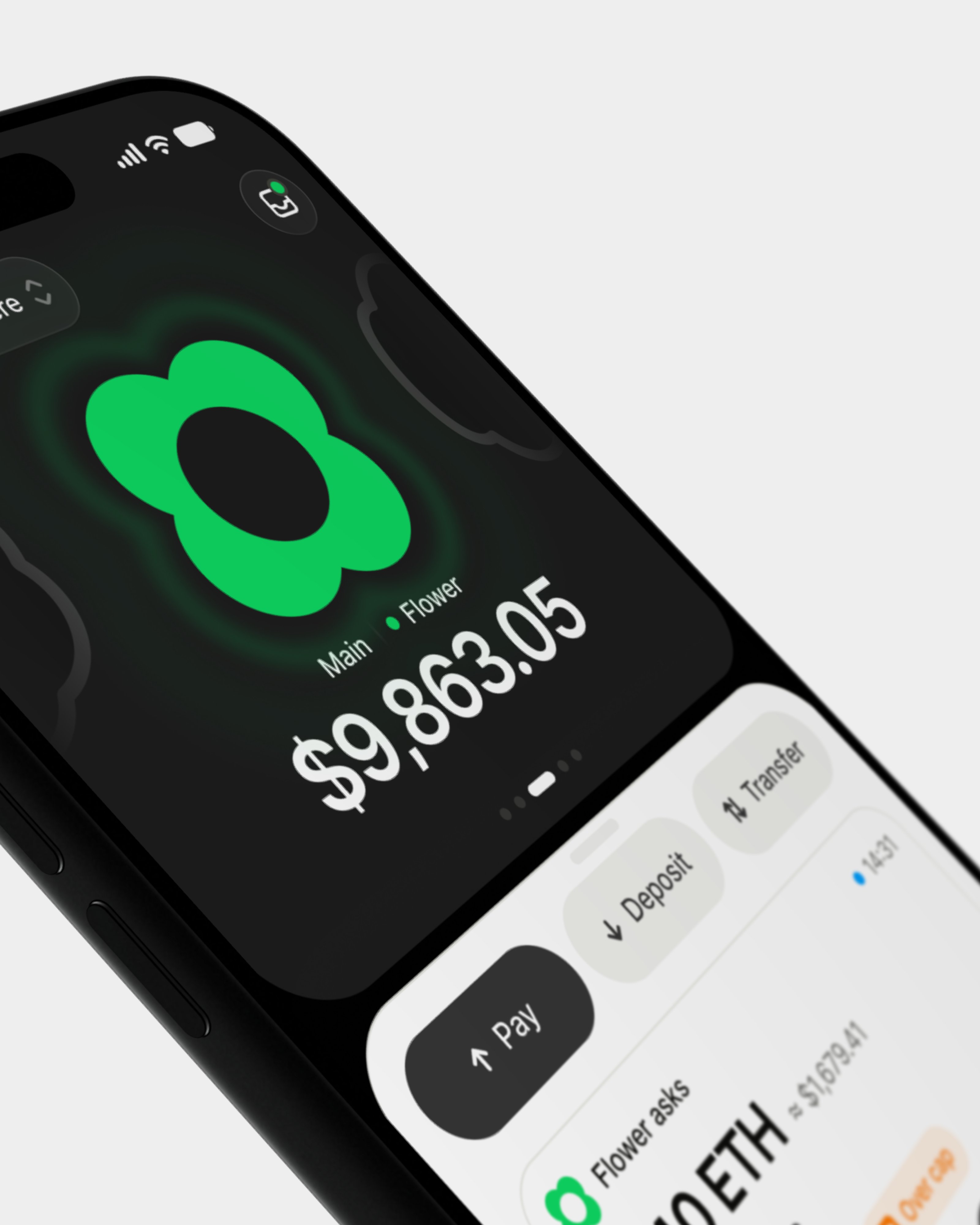 Sphere agent transaction approval mobile interface, image 2