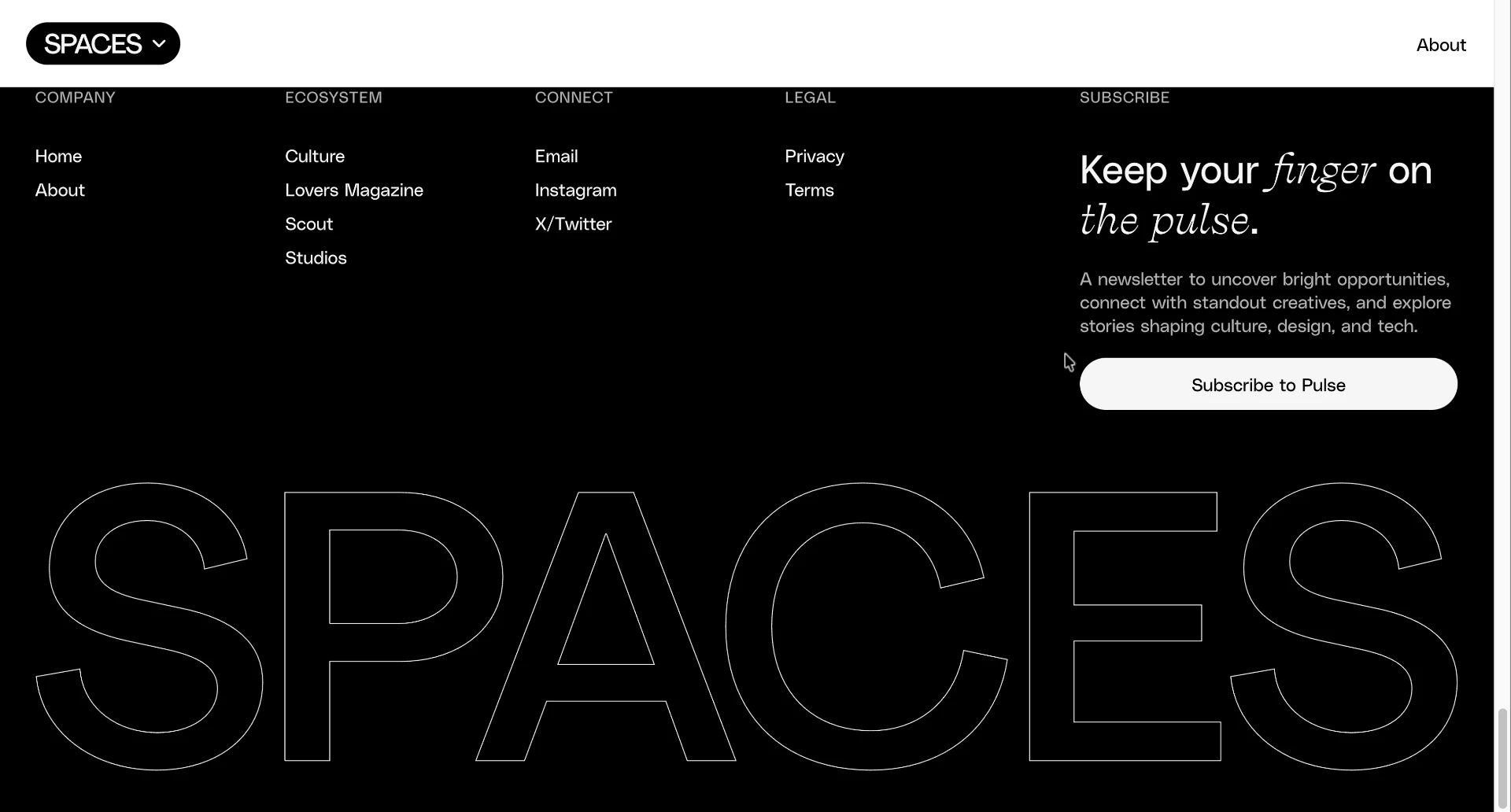 Spaces studio and talent directory