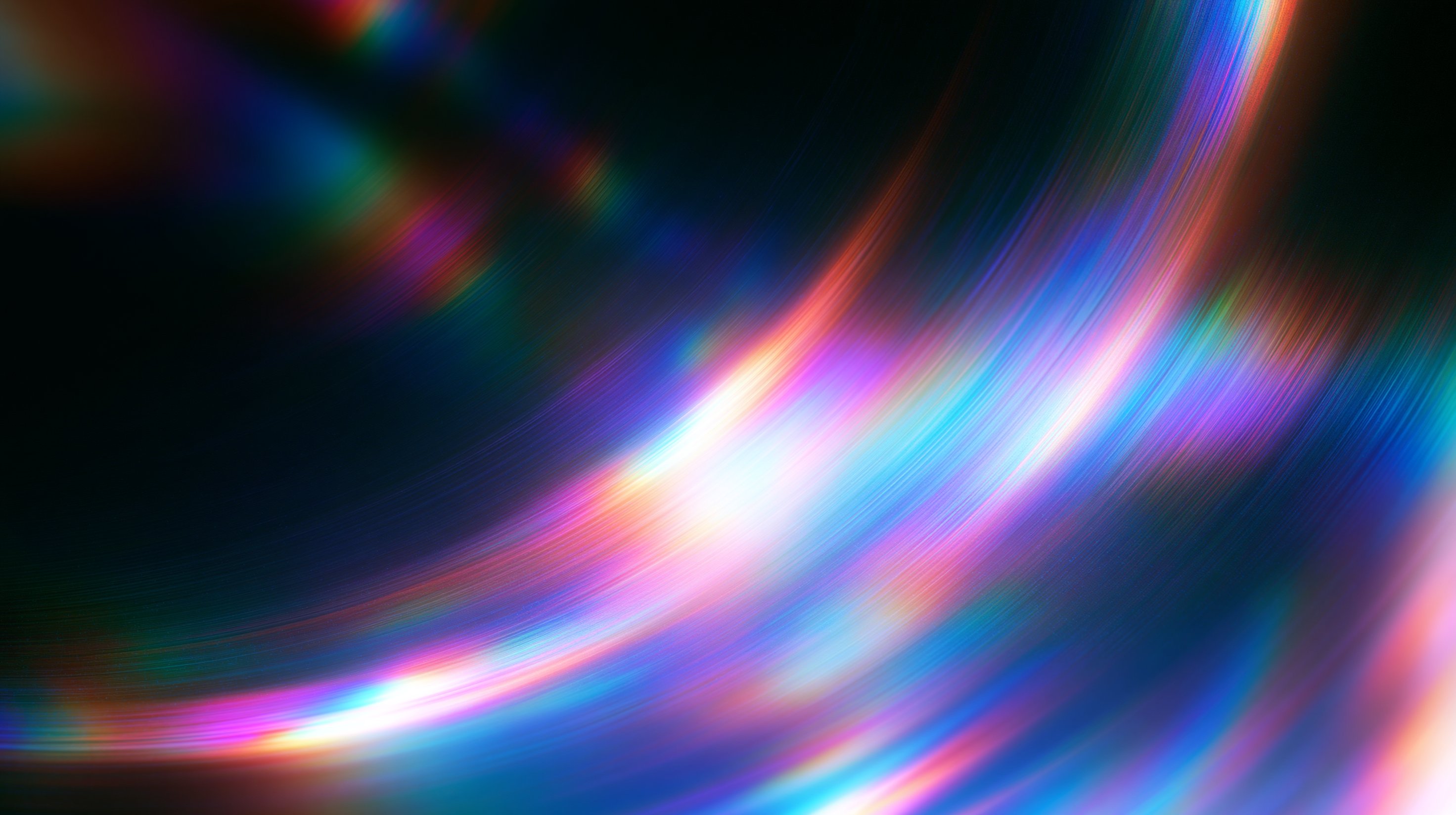 Iridescent refractive material study, image 3