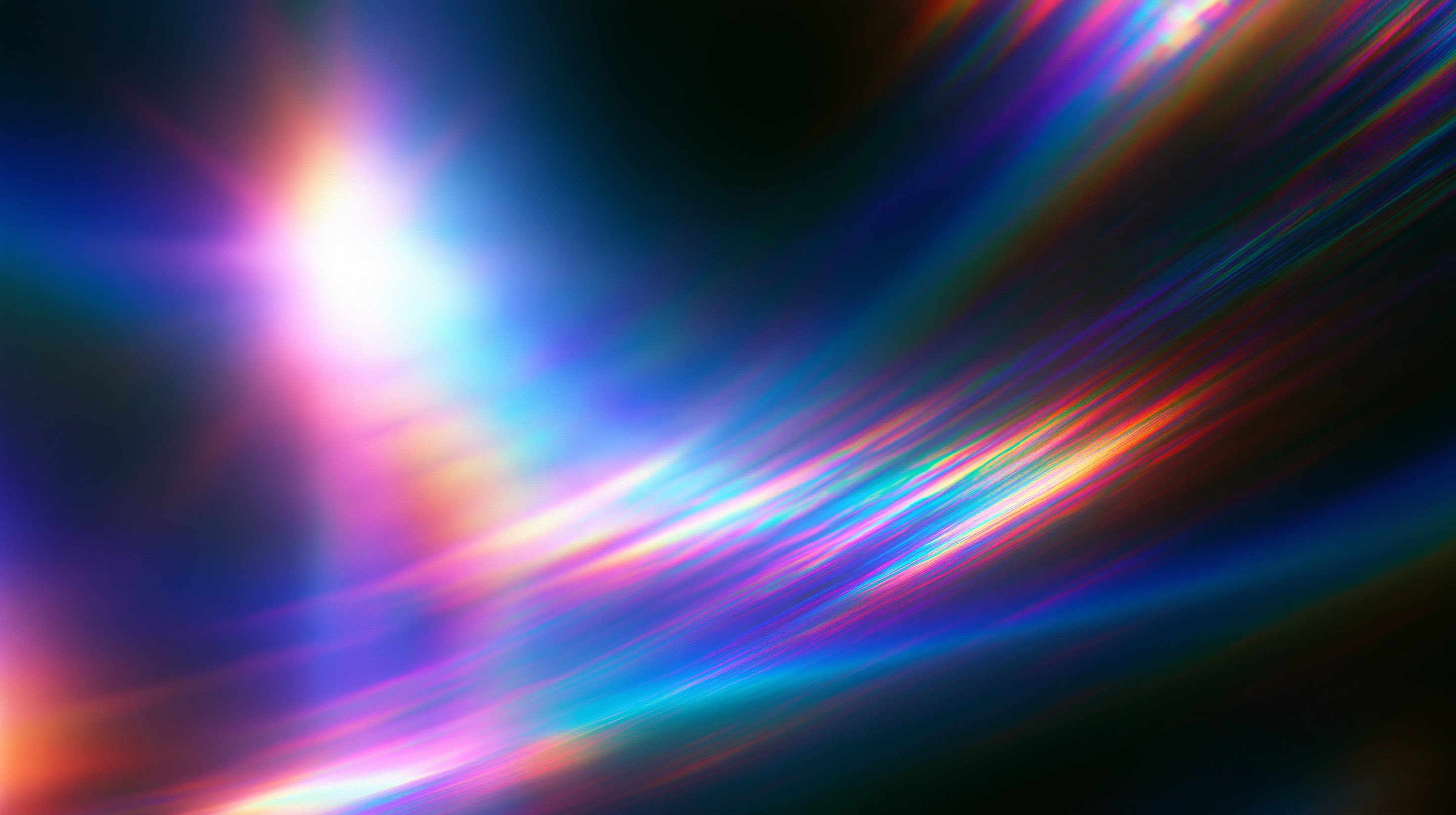 Iridescent refractive material study, image 4