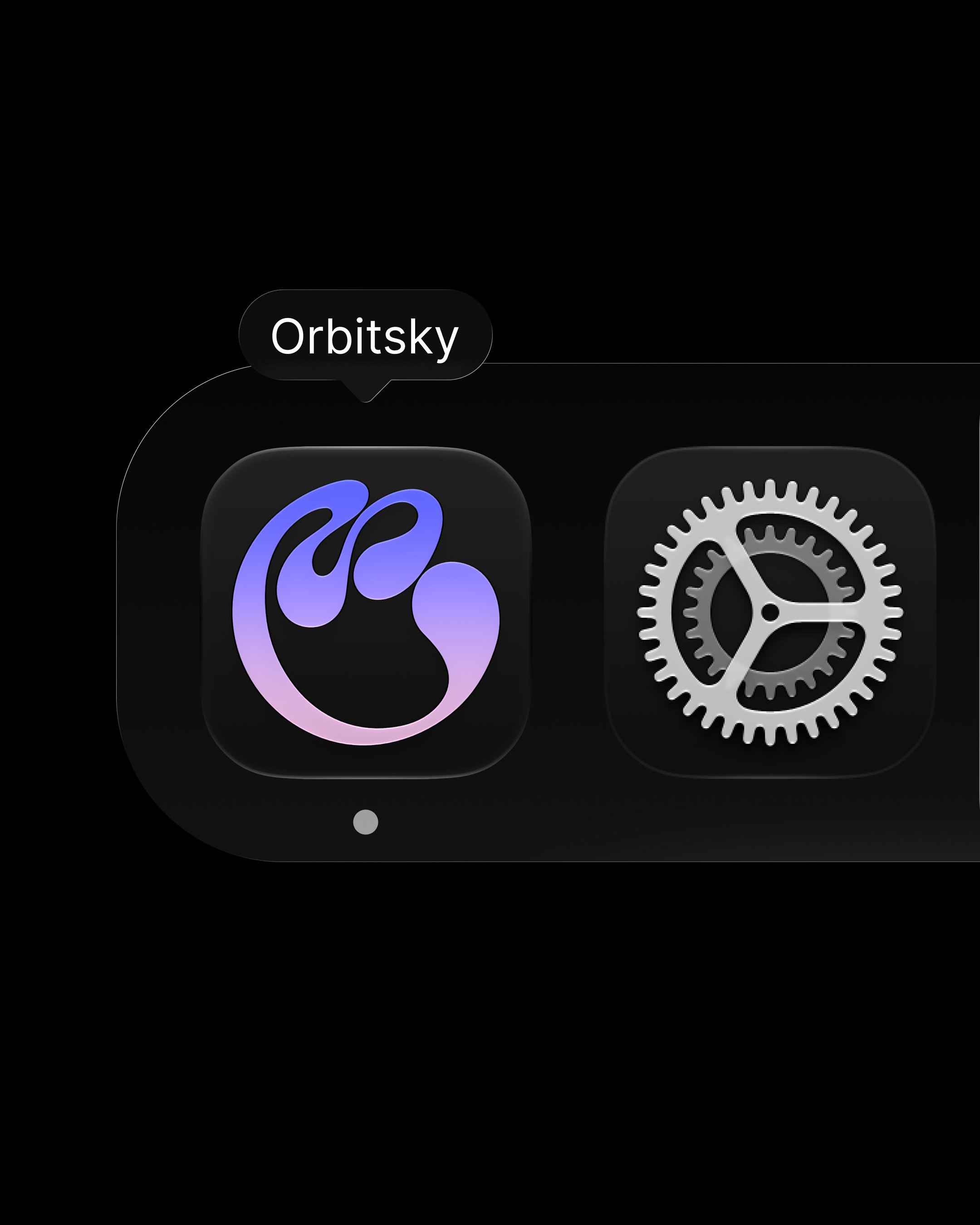 Abstract gradient app icon design, image 2