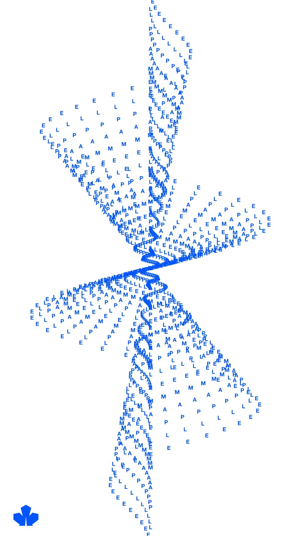 ASCII typography poster composition, image 2