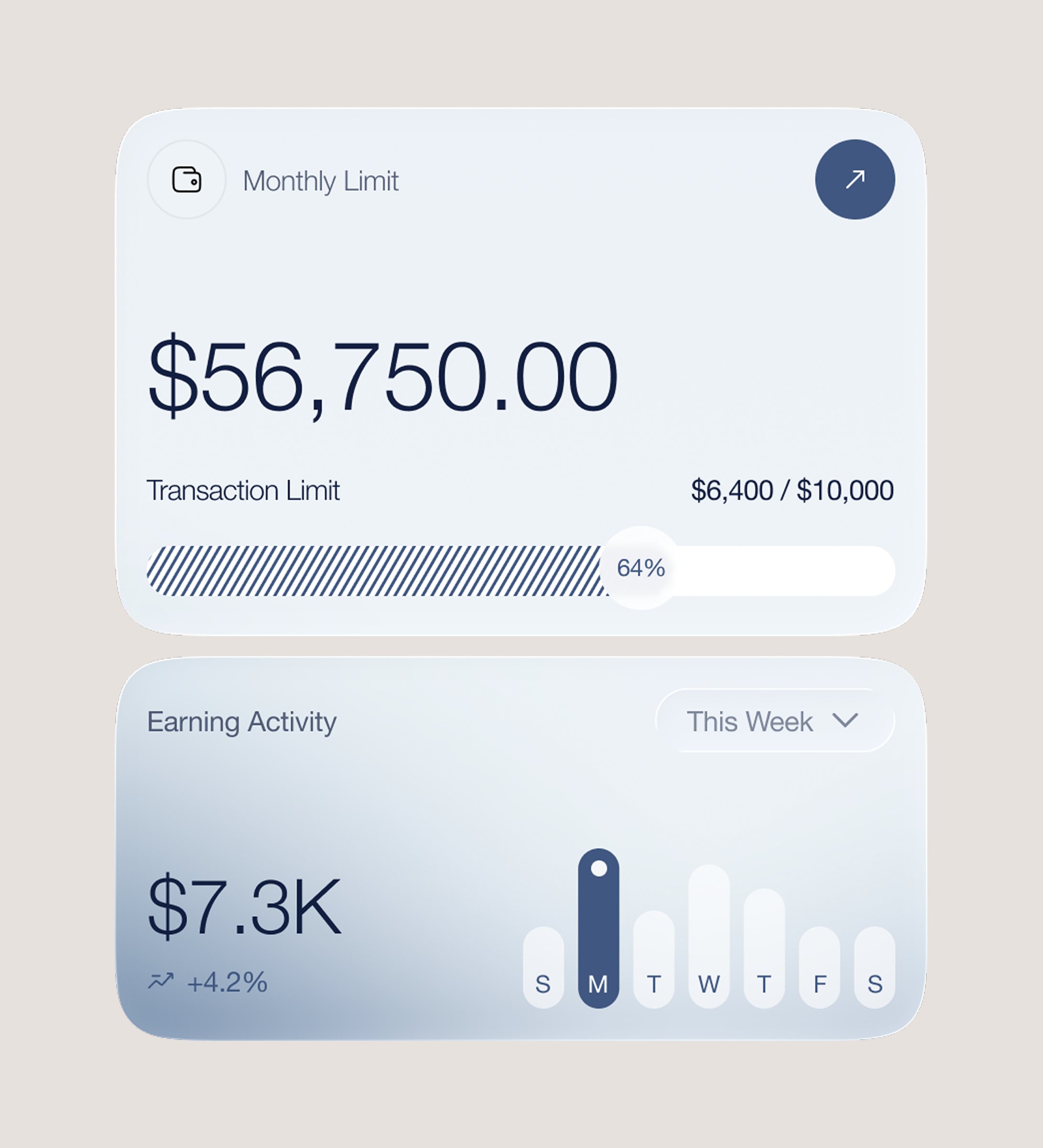 Payno available balance widget, image 2