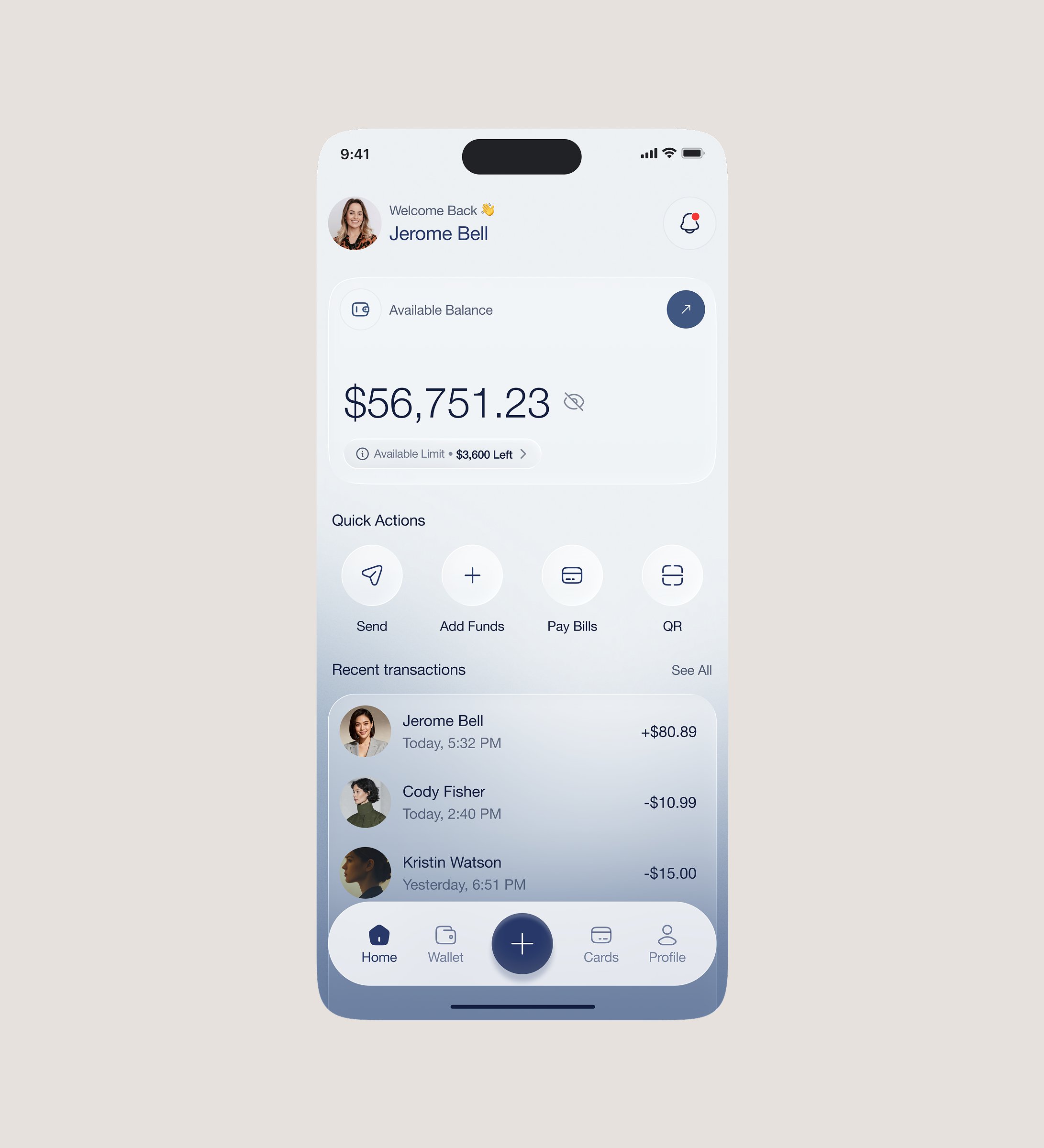 Payno available balance widget, image 3