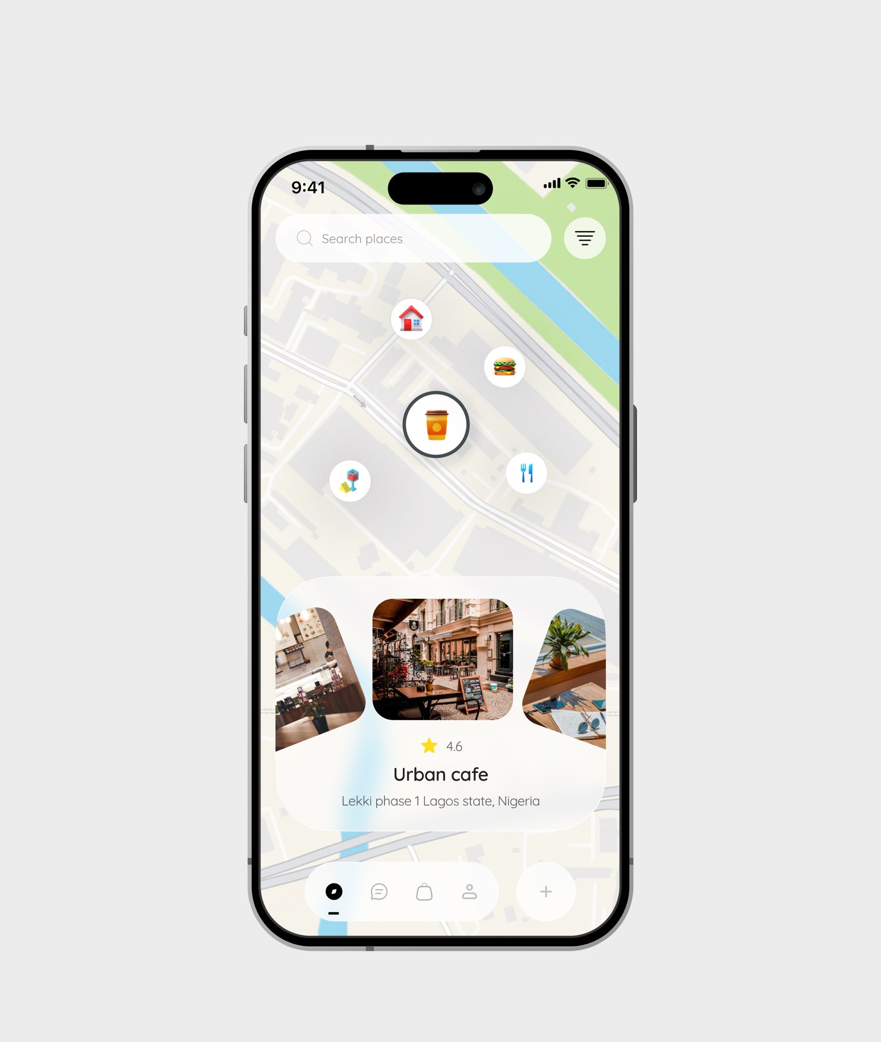 Travel mobile app design concept, image 2