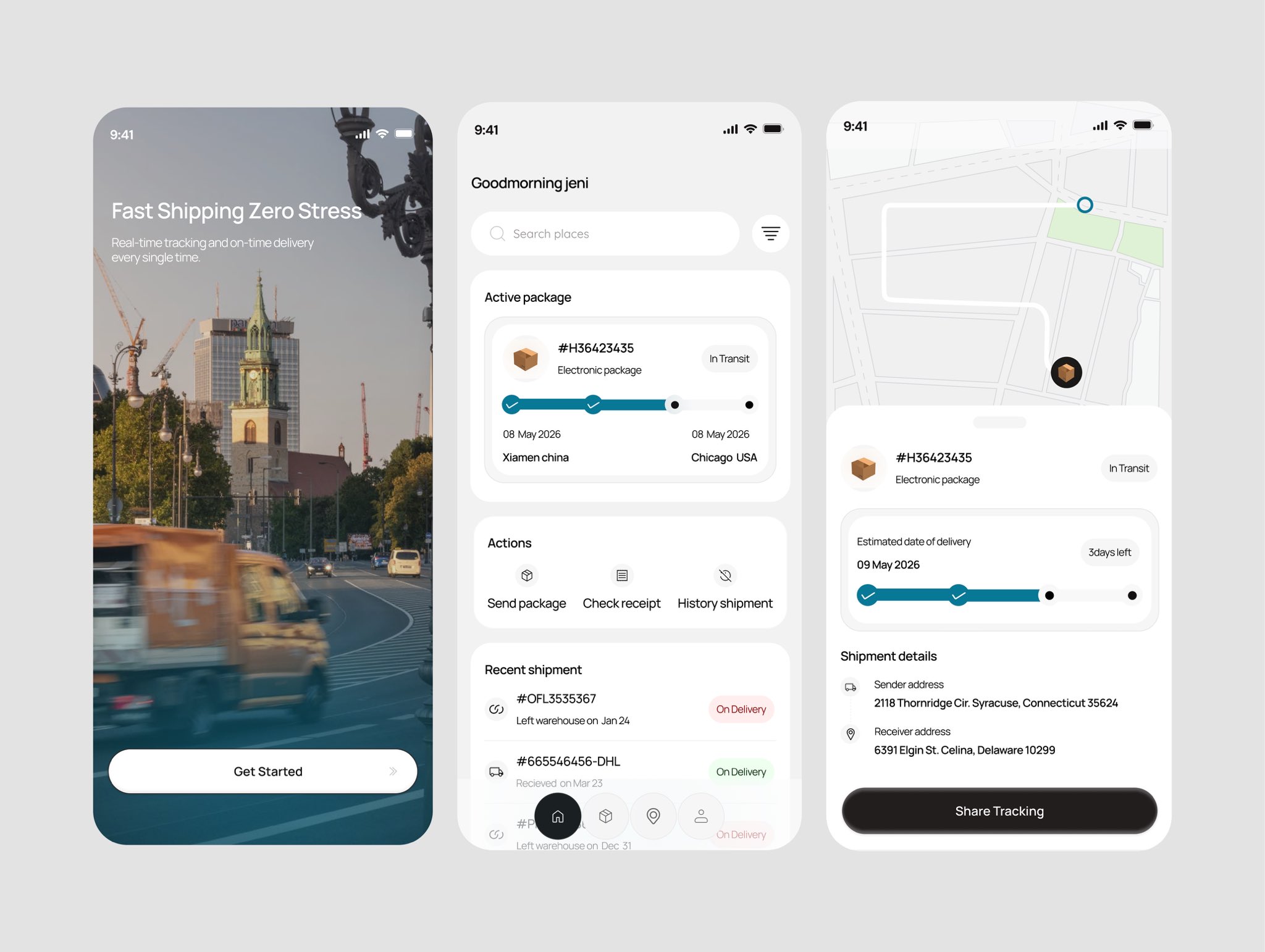 Travel mobile app design concept, image 4