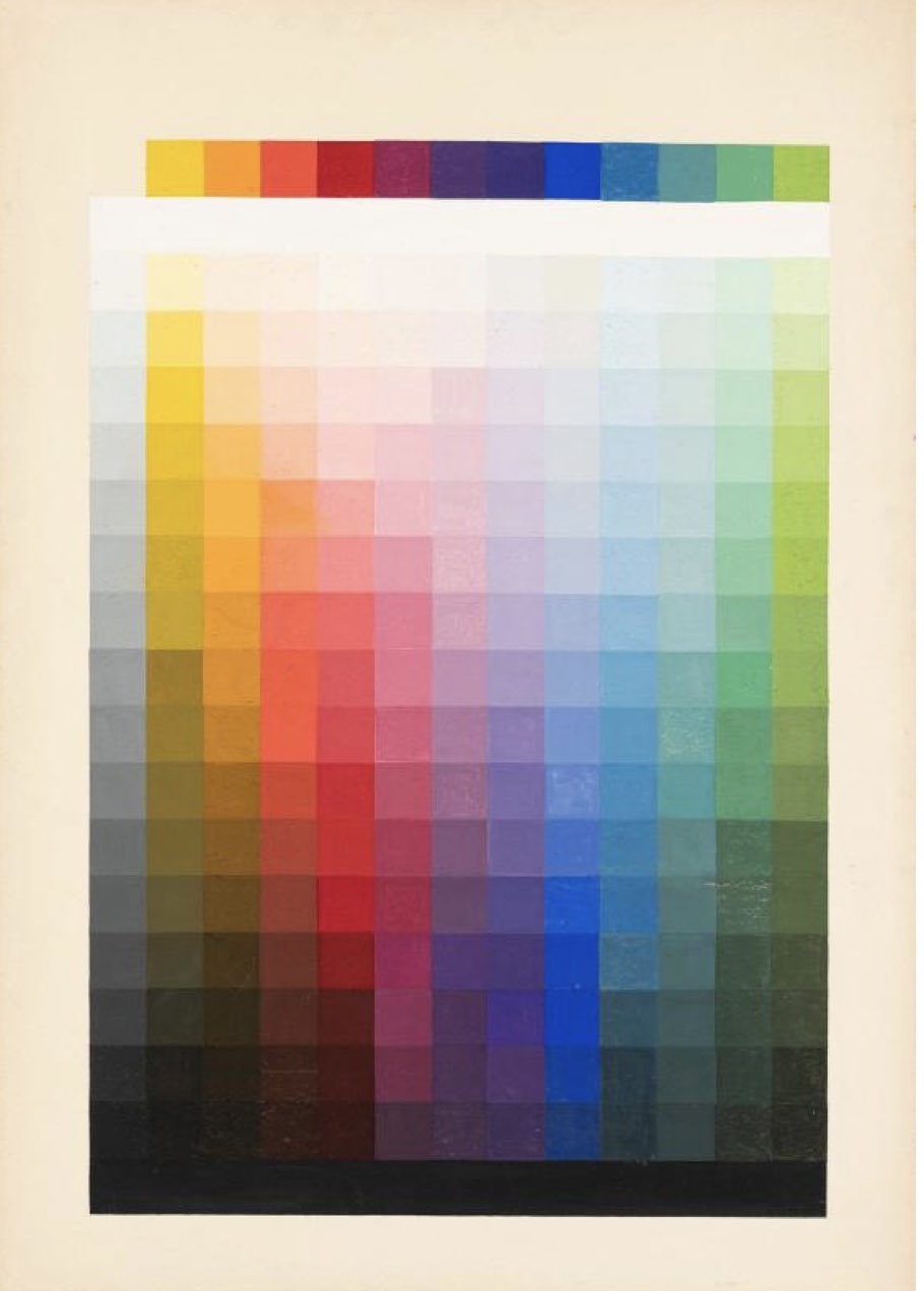 Johannes Itten color theory study, image 2